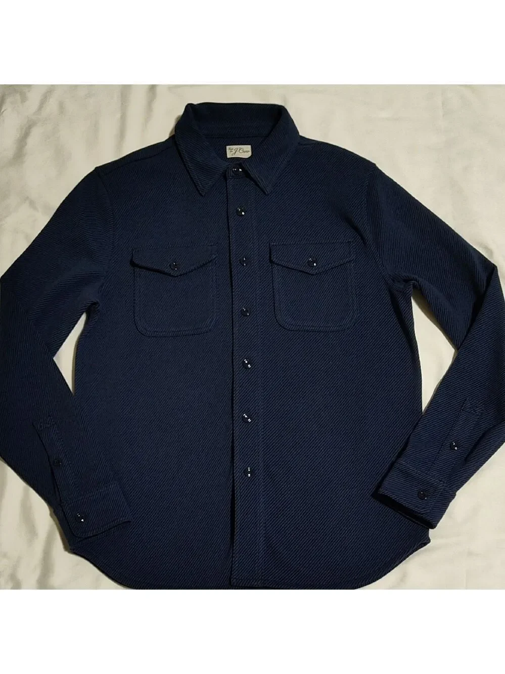 J. Crew Dark Blue Casual Button Down Shirt